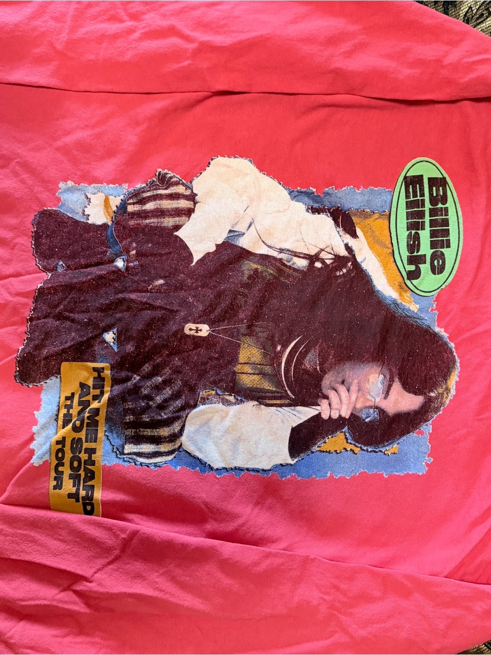 Billie Eilish Red Graphic Tour Tee